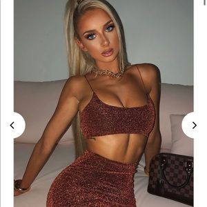 Babyboo Sparkle Crop (Bronze)